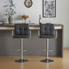 2x 360°Swivel Bar Stools W/ Armrest Kitchen Breakfast Bar Salon Pub Club Chairs