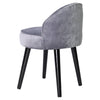 Retro Vintage Bedroom Dressing Table Stool Velvet Vanity Chair with Wooden Legs