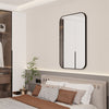 Elegant Large Bathroom Mirror HD Glass Vanity Mirror Hanging Hall Mantelpiece