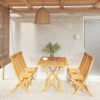 5 Piece Garden Dining Set Solid Teak Wood F7Y0