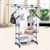 Clothes Rail Rack Garment Dress Hanging Display Stand Shoe Rack Storage Shelf