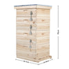 4 Tiers Langstroth Beehive Brood Box Beekeeper Beekeeping Honey Bee Hive Frames
