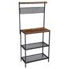 Industrial Kitchen Baker's Rack Microwave Oven Stand Kitchen Shelves Standing