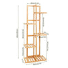 Small Medium Large Multi Tier Tiered Plant Stand Carbonized Shelf Holder Flower