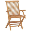 Folding Garden Chairs Foldable Chairs Dining Chairs Solid Wood Teak vidaXL