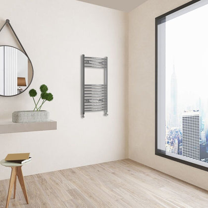 Bathroom Straight Curved Heated Towel Rail Radiator Staircase Heater Heated