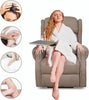 Dual Motor Riser Recliner Lift Massage Chair w/Table and Lumbar Support