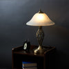 Barley Twist Table Lamp Traditional Glass Living Room 47CM Tall Light LED Bulb
