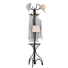Modern Coat Stand Hanger 12 Hooks Metal Clothes Rack with Umbrella Holder
