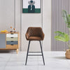 1/2X Bar Stools Velvet Breakfast Chair Kitchen High Counter Stool Pub Restaurant