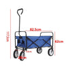 Pull-Along Folding Hand Cart Garden Wagon Trolley Festival Camping Bag Cart