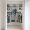 Custom Closet Organizer System Wall Mounted Closet System w/Hanging Rod Met