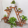 Anti-mould Wood Flower Rack Plant Stand Home Corner Bonsai Display Shelf Garden