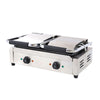 1800W Grooved Panini Press Ribbed Grill Toaster Sandwich Commercial Machine