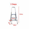 Folding 2 3 4 Step Ladder Safety Non Slip Mat Tread Foldable Kitchen Home DIY