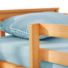 Double Bunk Bed 3FT Single Bed For Kids Children Solid Wooden Frame With Stairs