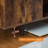 Brown TV Cabinet Modern Rectangle TV Storage Living Room Home Furniture New