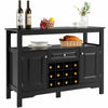 Modern Sideboard Cabinet Kitchen Cupboard 12 Bottles Wine Rack Display Shelves