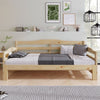 Day Bed 3ft Single Bed 90x190 cm with Trundle Sofa Bed Wooden Bed Frame BT