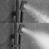 Shower Kit Twin Head 2 Mixer Shower Heads Rail Hose Riser Square Bathroom Set