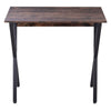 Industrial Writing Desk Laptop Table Home Office Study Workstation X Shaped Legs