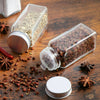 12 x Glass Clip Seal Spice Jars Airtight Container Kitchen Storage Herbs Food UK