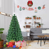 5FT Fiber Optic Christmas Tree Green Xmas Tree 8 Mode Changing Lights Decoration