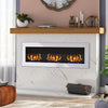 Modern Large Wall Mounted/Insert Bio Ethanol Fireplace Fire Biofire Glass Burner