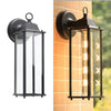 Traditional Vintage Outdoor Coach Wall Lantern Light Lamp Glass Metal Waterproof