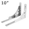 6-12''Triangle Heavy Duty Stainless Steel L-Shaped Wall Shelf Support Bracket UK