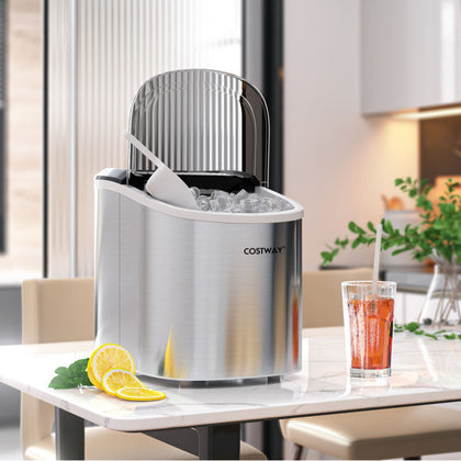 Countertop Ice Cube Maker Machine 2.2 L Portable Electric Ice Making Machine