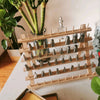 60 Spools Thread Rack Wooden Sewing Embroidery Craft Spool Storage Holder Stand