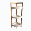 3 Tier Wooden Freestanding Corner Shelf Rack Storage Caddy Organizer Bathroom