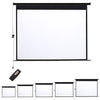 4:3 Large Electric Motorised Projector Screen With Remote HD Home Theater Cinema