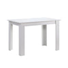 Modern White/Black Dining Table for 2-4 Small Space Wooden Kitchen Table Writing