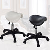 Leather Swivel Hydraulic Saddle Stool Adjustable Lift Bar for Spa Salon 2 Color