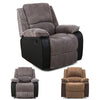 POSTANA JUMBO CORD FABRIC POWER RECLINER ARMCHAIR ELECTRIC SOFA RECLINING CHAIR