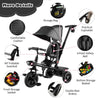 4 in 1 Baby Tricycle Kids First Bike Stroller Reversible Toddler Trike 12-60M