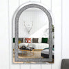 Large Arch Wall Mirror Bathroom Bathroom Living Room Crystal Diamond Glass Strip