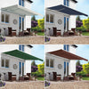 Manual Patio Awning Sunshade Garden Outdoor Canopy Shelter Shade Shelter Oxford