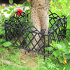 4/8/12pcs Garden Lawn Border Flexible Plastic Driveway Path Edging Picket Fence