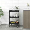 3Tier Kitchen Trolley Iron and ABS Reasonable stratification Large storage space