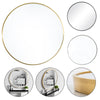 Wall Mounted Circle Round Mirror Bathroom Bedroom Makeup Dressing Mirror UK