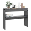 Small Hallway Console Table Slim Entryway Cabinet Grey Gloss Sideboard Unit