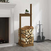 Solid Wood Pine Log Holder Rack Lumber Storage Carrier Multi Colours