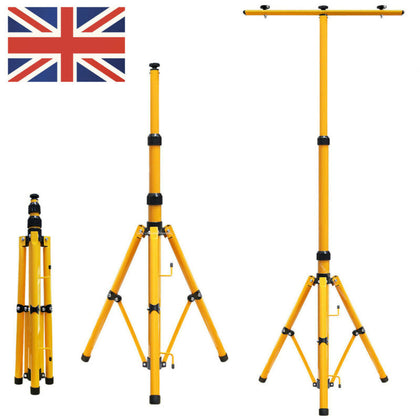 Flood Light Tripod Stand Camp Work Site Emergency Lamp Stand Single / Twin Head