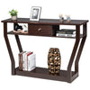 Console Table Modern Entryway Accent Table Wood Narrow Hall Desk Sofa Side Table