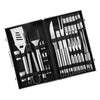 BBQ Tool Set 26 PCS Cooking Utensils Barbecue Tongs Fork Spatula Stainless Steel