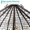 Cocoon Egg Chair Hanging Swing Double Rattan Garden Outdoor Furniture Patio