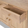 Oak Sideboard Wooden Cabinet Cupboard with Drawers & Doors EDVARDOLSEN Furniture